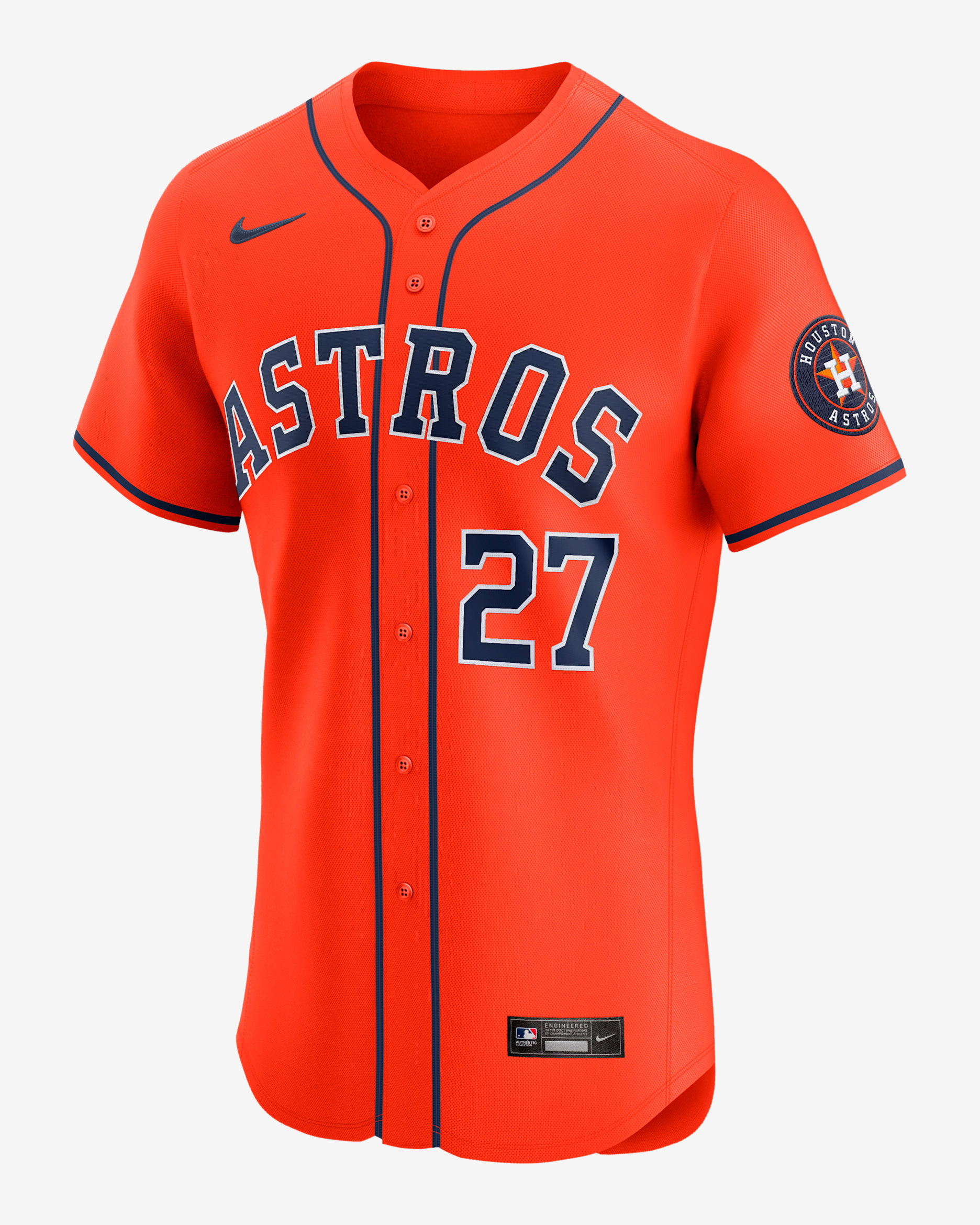 Jose Altuve Houston Astros Men's Nike Dri-FIT ADV MLB Elite Jersey